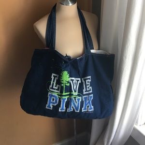 VTG! HTF! VS PINK Love Patch Tote